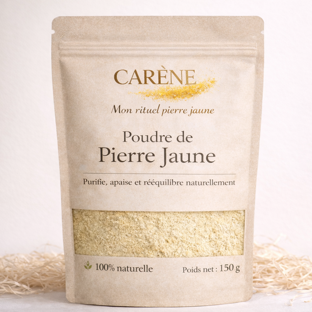 Poudre de pierre jaune CARENE